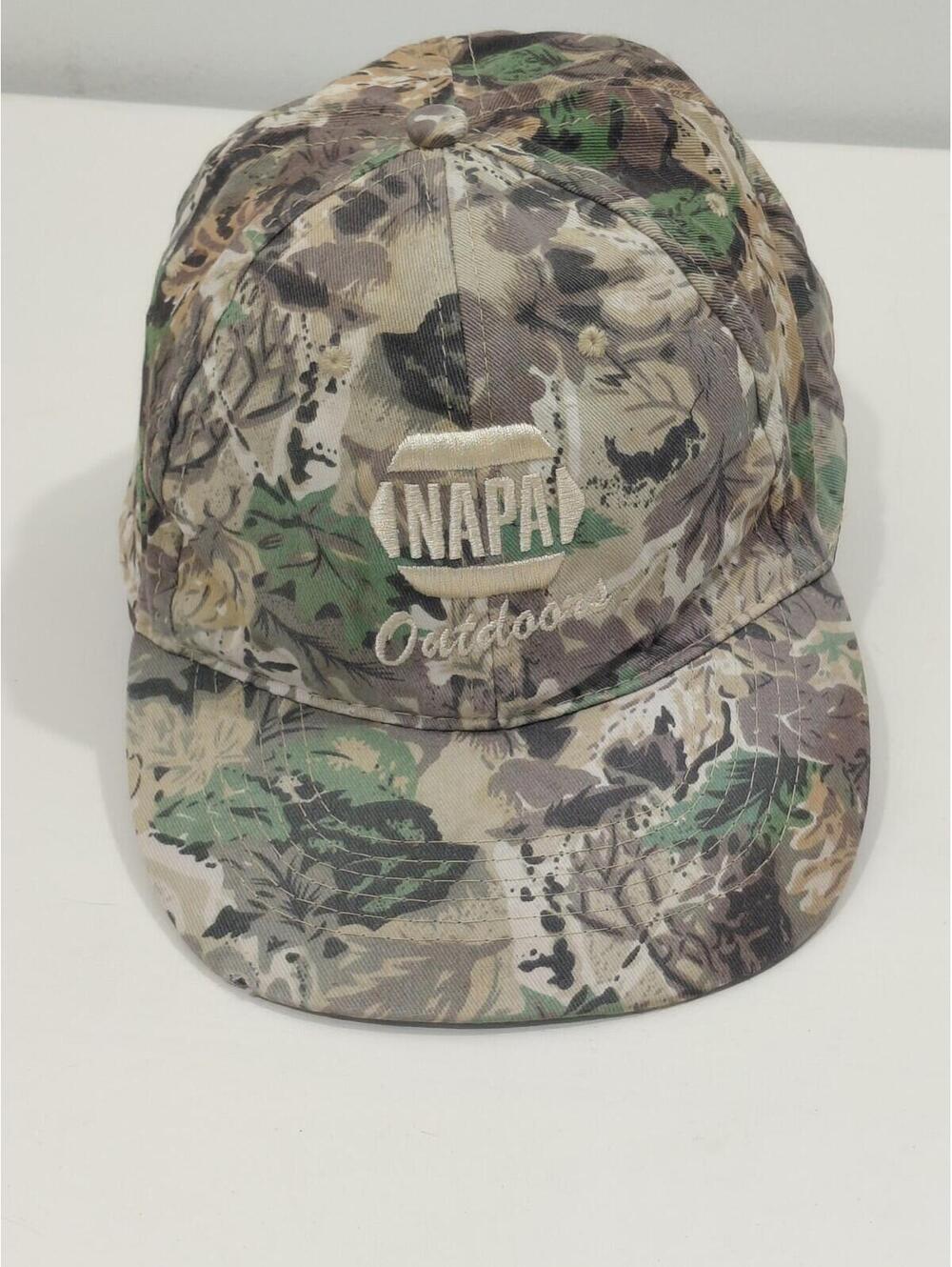NAPA Outdoors Hat Camo Adjustable Camouflage Cap Hunting Racing Fishing Camping